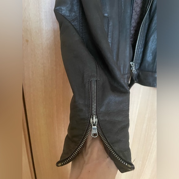 Absolute Joy - Men’s Leather Jacket - Dark Brown - size Medium - Picture 2 of 10